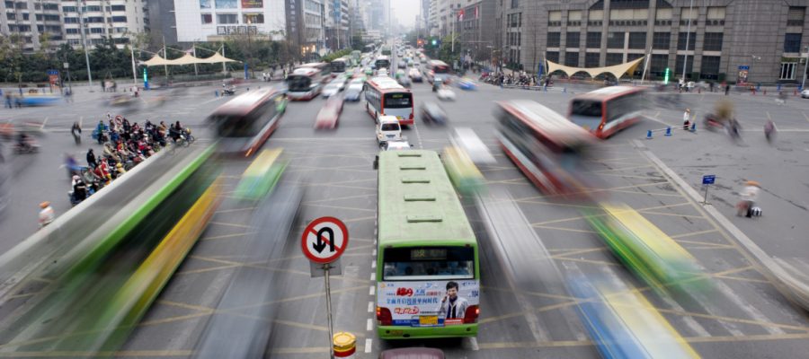 Traffic in Shanghai